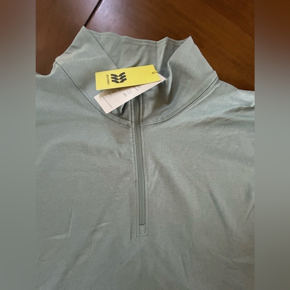 NWT All in Motion 1/2 zip Long Sleeve - Picture 3 of 10